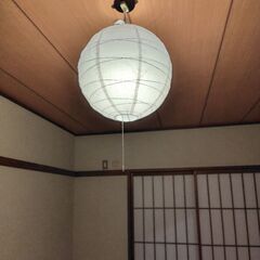 【7月末まで】和紙カバーの照明(ニトリ)【取りに来られる方限定】の画像