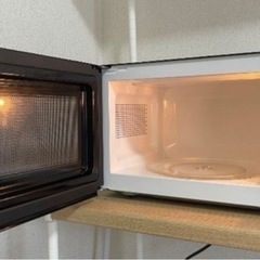 【至急】電子レンジ　黒色の画像