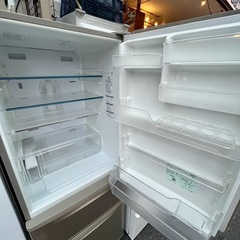【武蔵小山店】エコナビ搭載冷蔵庫  315L 右開き 3ドア 冷蔵庫 シルキーブラウン NR-C32FM Panasonic パナソニック ファミリーサイズ 大容量  panasonic 17年製の画像