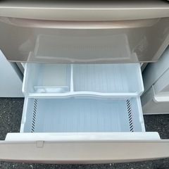 【武蔵小山店】エコナビ搭載冷蔵庫  315L 右開き 3ドア 冷蔵庫 シルキーブラウン NR-C32FM Panasonic パナソニック ファミリーサイズ 大容量  panasonic 17年製の画像