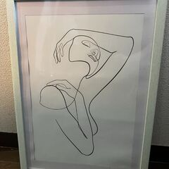 【0円】グラフィック　アート ポスター　フレーム付きの画像