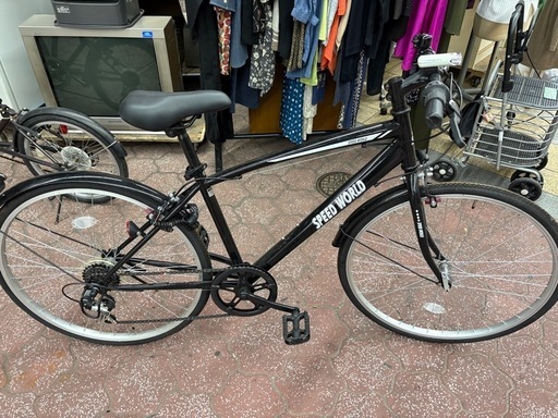 美品 スピードワールド クロスバイク 26インチ シマノ6段変速