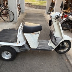 ホンダ ジャイロアップ　三輪バイク ミニカー登録　自賠責付きの画像