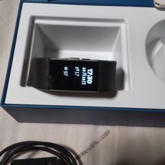 fitbit charge2 ブラック　フィットビットの画像
