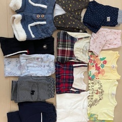 【7/30まで】110cm女児トップス・パンツ33点1,000円　割引有の画像