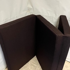 三つ折りマットレス　ブラウン　二つセット　メッシュ生地　新品　の画像