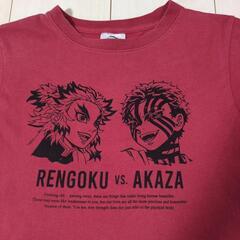 GU 鬼滅 猗窩座 煉獄 キッズTシャツ 130cmの画像