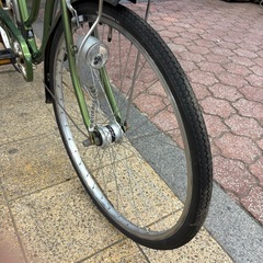 26インチ　6速　自転車　変速つき　オートライトの画像