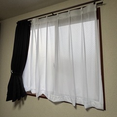 1級遮光カーテン&レースカーテンの画像
