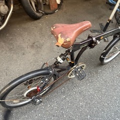 20インチ　折りたたみ自転車　6速　サスペンション付の画像