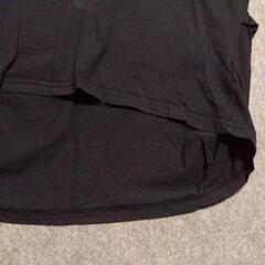 【Samansa Mos2】ビッグＴシャツ  黒無地の画像