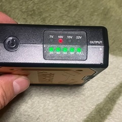 バートル　バッテリー　リチウムイオン　22v メタリックゴールドの画像