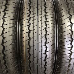 【新車外し】2023年製 DUNLOP SP LT30A 165/80R14 97/95N LT 14インチ 夏タイヤ 4本 タウンエース ライトエース等　(STI007)の画像