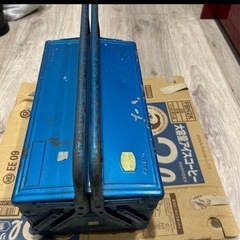 未使用品の多数工具類と工具箱セットの画像
