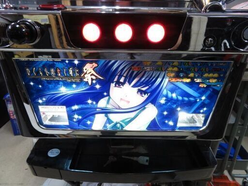 【送料込み】パチスロ　ひぐらしのなく頃に祭　実機　梨花パネル パチスロ実機 ひぐらしのなく頃に 祭 古手梨花パネル コイン不要機付き