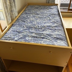 システムベット勉強机タンス付の画像
