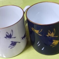 香蘭社　カップ&ソーサー&湯呑み　セットで！敬老の日 等のプレゼントなしても喜ばれると思います。！未使用です。の画像