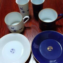 香蘭社　カップ&ソーサー&湯呑み　セットで！敬老の日 等のプレゼントなしても喜ばれると思います。！未使用です。の画像