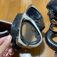 GULL AQAシュノーケル ゴーグル 男性用 女性用　２つの画像