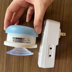 ELPA 電池を使わないワイヤレスチャイム 防水 お風呂の画像