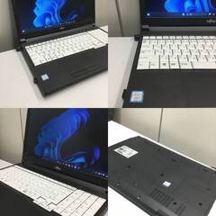 🍀【超美品】ノートパソコン【富士通】 コア5・8世代搭載 「Win11・最新Office2024」管理No2の画像