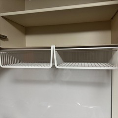 ※お譲りします※ ニトリ 吊り戸棚バスケット　　 の画像