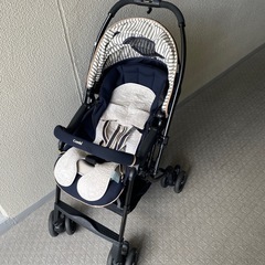美品 コンビ ベビーカー メチャカル ハンディオート4キャス エッグショックの画像