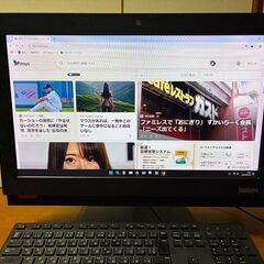 【美品】ディスクトップパソコン【レノボ】 ６世代搭載 Win11Windows 11 pro LENOVO/液晶一体型パソコン/第6世代Intel/無線Wifi/WEBカメラ/ Microsoft Officeの画像