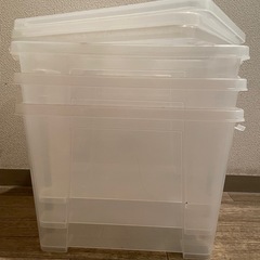 収納BOX ３点　アクアリウム用の画像