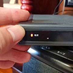 YAGIアンテナ 地上デジタルチューナ DTC50 　ACアダプタは純正ではありません　電源ランプが点滅して写りません　部品取りやメンテナンス出来る方への画像