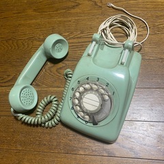 【昭和レトロ】黒電話　601-A2 NTT 日本電信電話株式会社　※動作未確認の画像