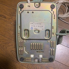 【昭和レトロ】黒電話　601-A2 NTT 日本電信電話株式会社　※動作未確認の画像