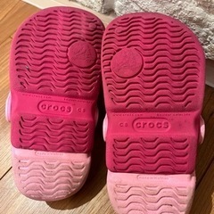 crocs（クロックス）　サンダル　c8（15.5cm）　ピンクの画像