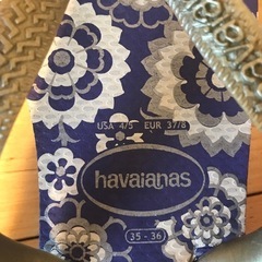 【ほぼ未使用】havaianasハワイワナス　ビーチサンダルの画像