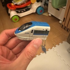 【受け渡し決定】500系新幹線(プラレール)キーホルダーの画像
