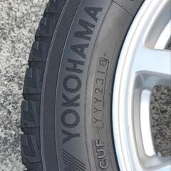 ◯155/65R13◯スタッドレスタイヤアルミホイール4本セット◯ヨコハマタイヤ◯軽自動車◯軽トラ 軽バンにも◯の画像