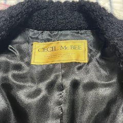 CECIL McBEE ダブルブレストロングコート セシルの画像