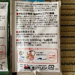 テグー用ペレットフード ひかりデグデグ/デグデグソフト試供品6袋の画像