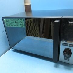 Q404　ツインバード　センサー付き　フラット電子レンジ　ヘルツフリー　ブラック　600/700Wの画像