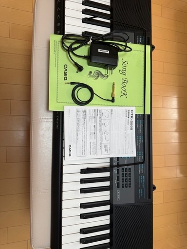 CASIO CTK-2550 61鍵キーボード ACアダプター 譜面立て付き CTK-2550 | ベーシックキーボード | 電子楽器 | CASIO