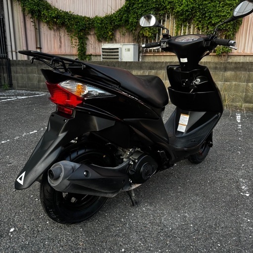 スズキ　アドレスV125Sリミテッド　ブラック系　実働　動画あり　大阪