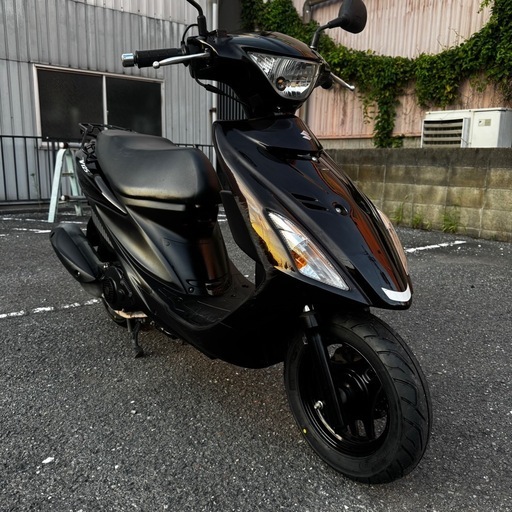 スズキ　アドレスV125Sリミテッド　ブラック系　実働　動画あり　大阪