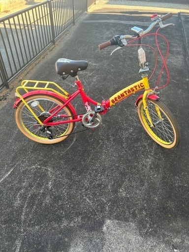JELLY BEANSの折りたたみ自転車