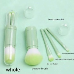 メイクブラシ　便利　持ち運び　コンパクト　収納　ホワイト　新品　大人気の画像