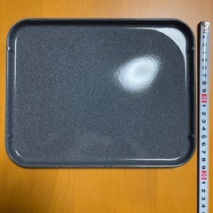 トースターの鉄板　角皿の画像