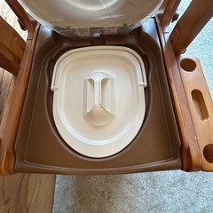 介護　家具調ポータブルトイレ　新品未使用の画像