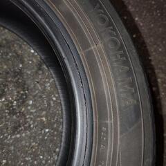 155/65R14　中古タイヤ　YOKOHAMAブルーアース1本の画像