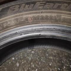 155/65R14　中古タイヤ　YOKOHAMAブルーアース1本の画像