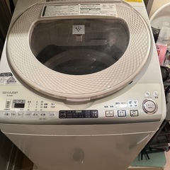 洗濯機　SHARP 8キロ　※更新7/24 14:30 問い合わせ多い為受付停止の画像