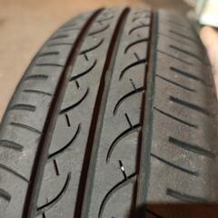 155/65R14　中古タイヤ　YOKOHAMAブルーアース1本の画像